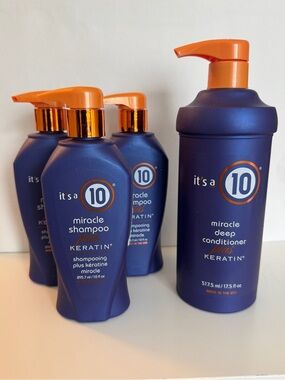 It’s a 10 plus keratin shampoo and conditioner bundle NWT